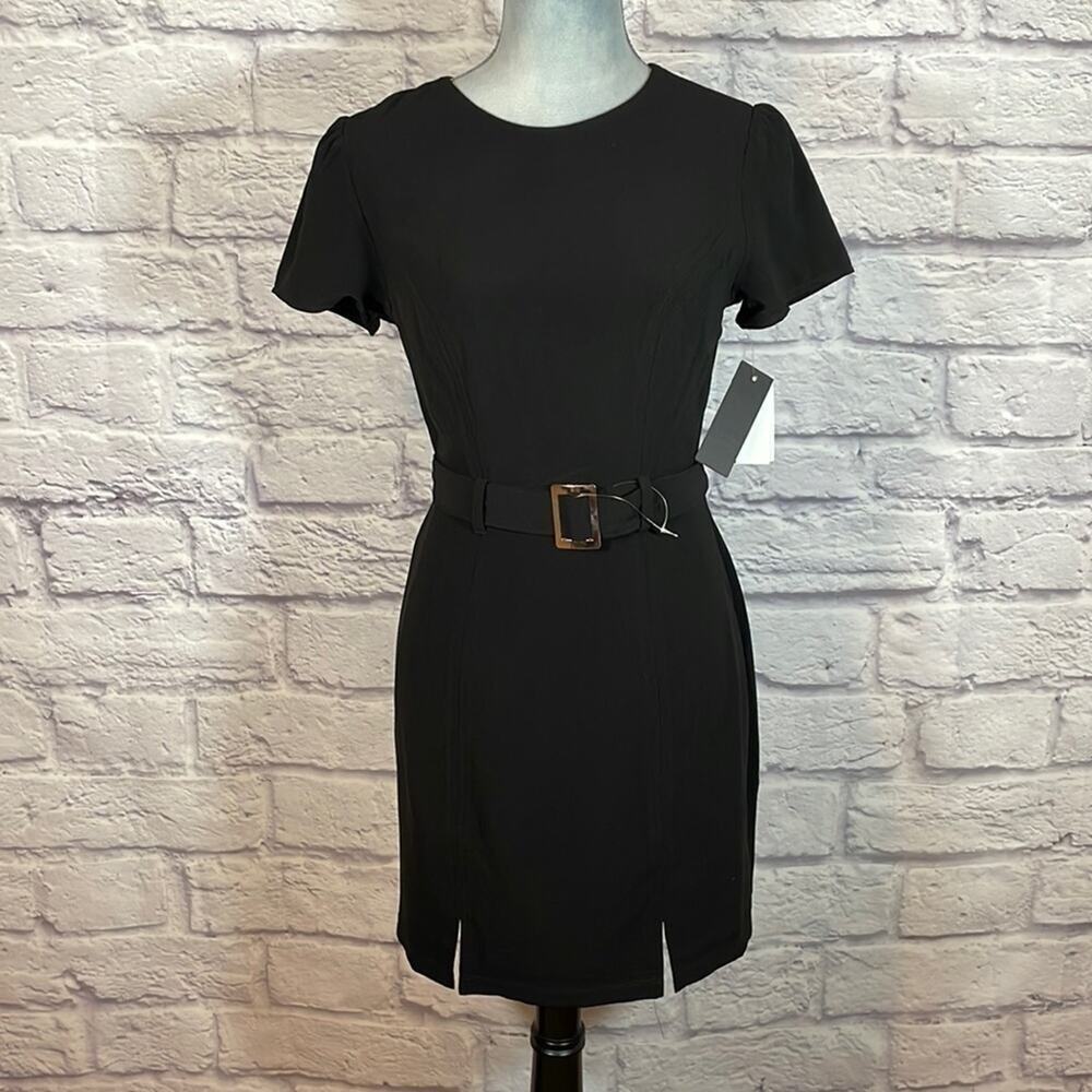 NWT City Studio belted bodycon dress/ LBD